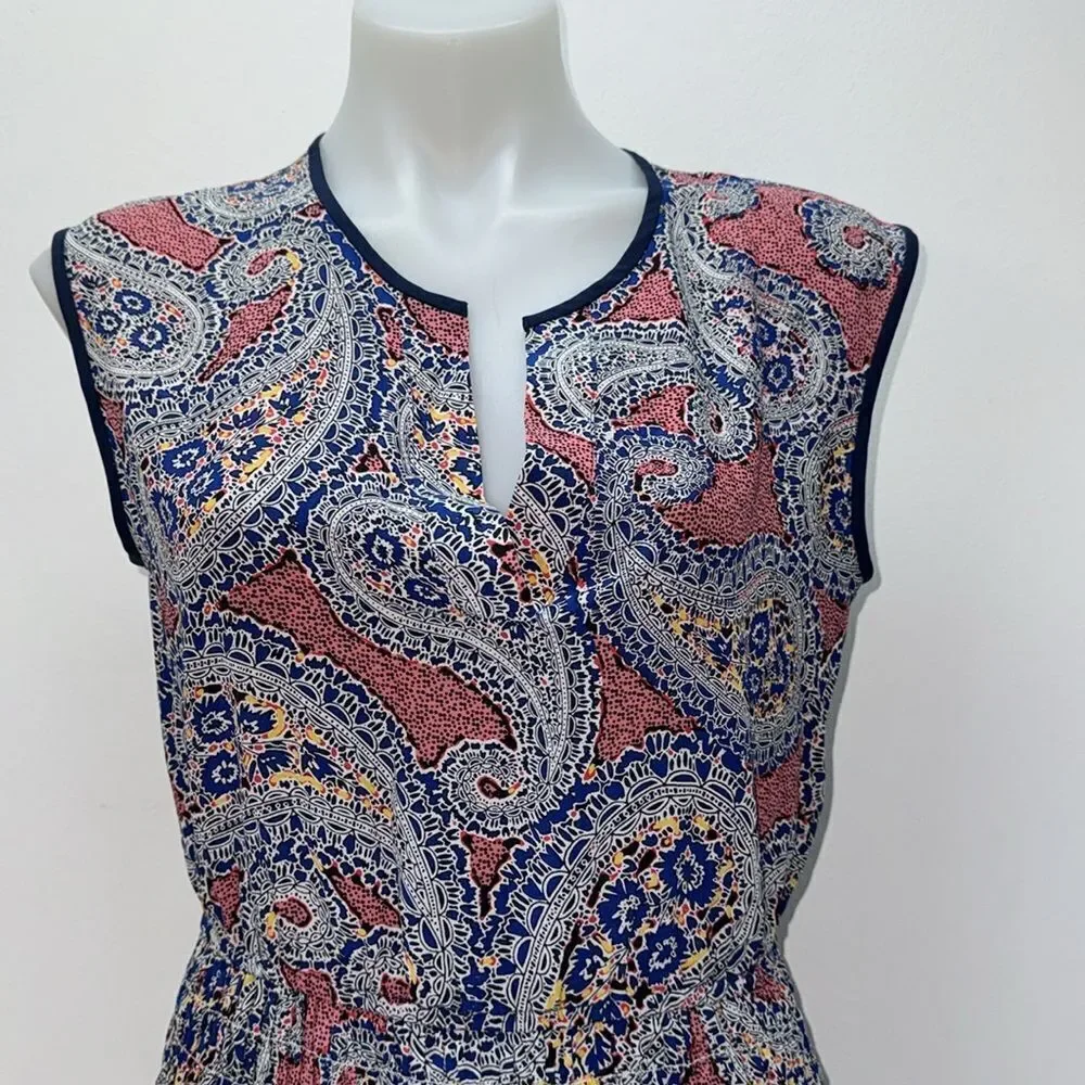 🔥 J.Crew 100% silk summer vacation dress Sz 4 New